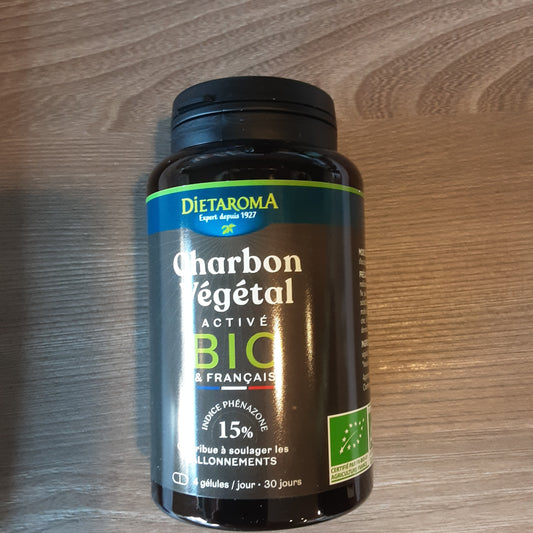 Charbon végétal 120 gélules