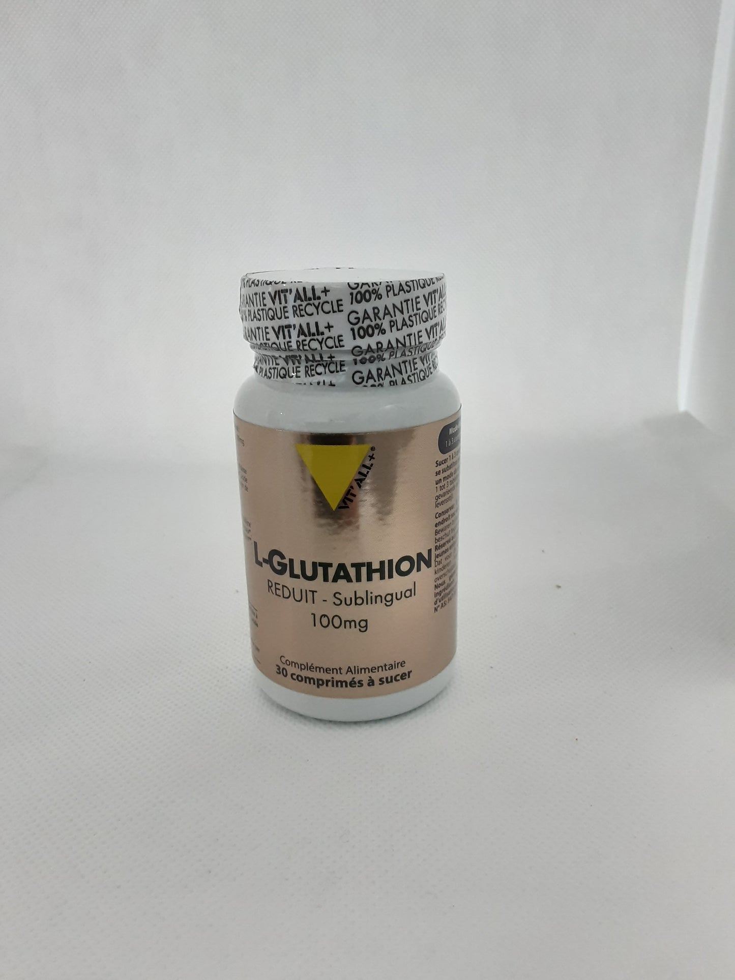 L GLUTATHION REDUIT SUBLINGUAL 100MG 30 cp